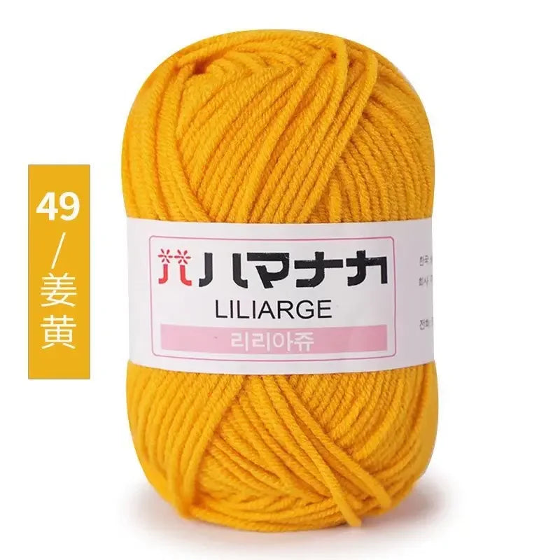 Soft Cotton Velvet Baby Knitting Crochet Yarn