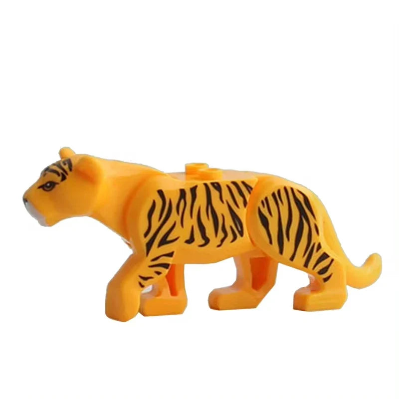 Farm Zoo Animal Building Blocks Educational Set