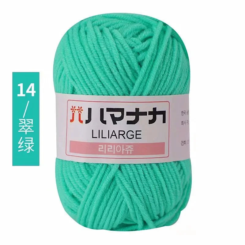 Soft Cotton Velvet Baby Knitting Crochet Yarn