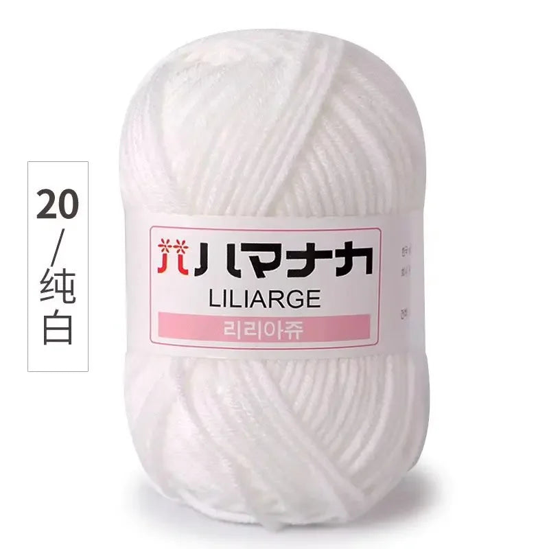 Soft Cotton Velvet Baby Knitting Crochet Yarn