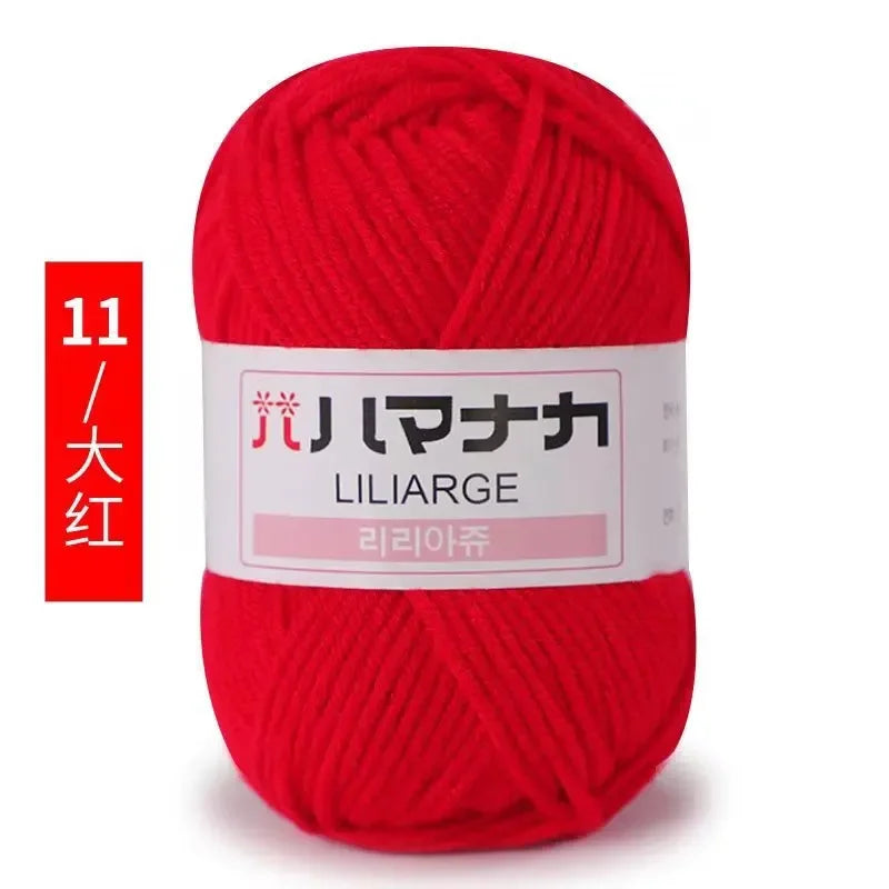 Soft Cotton Velvet Baby Knitting Crochet Yarn