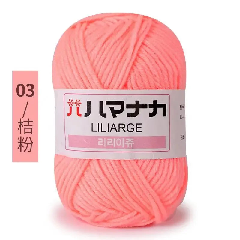 Soft Cotton Velvet Baby Knitting Crochet Yarn