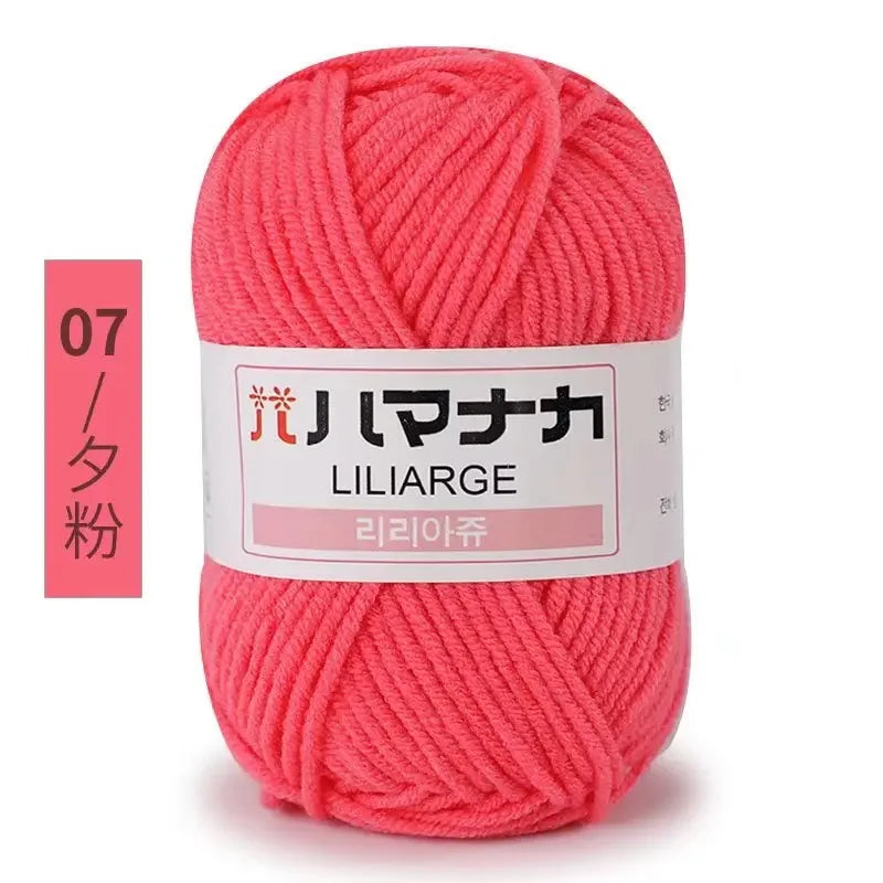 Soft Cotton Velvet Baby Knitting Crochet Yarn