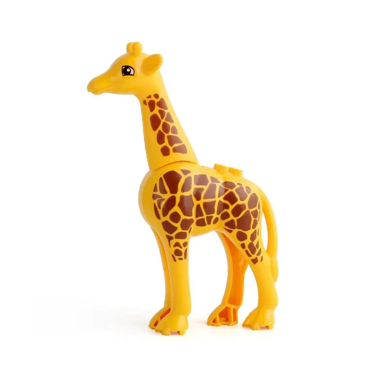 Farm Zoo Animal Building Blocks Educational Set