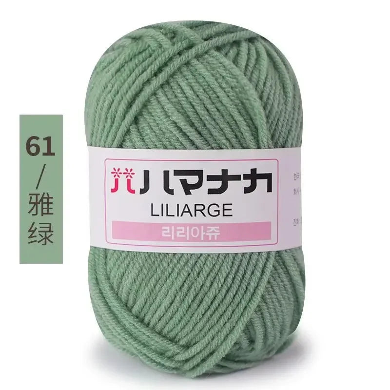 Soft Cotton Velvet Baby Knitting Crochet Yarn