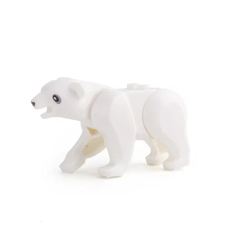 Farm Zoo Animal Building Blocks Educational Set