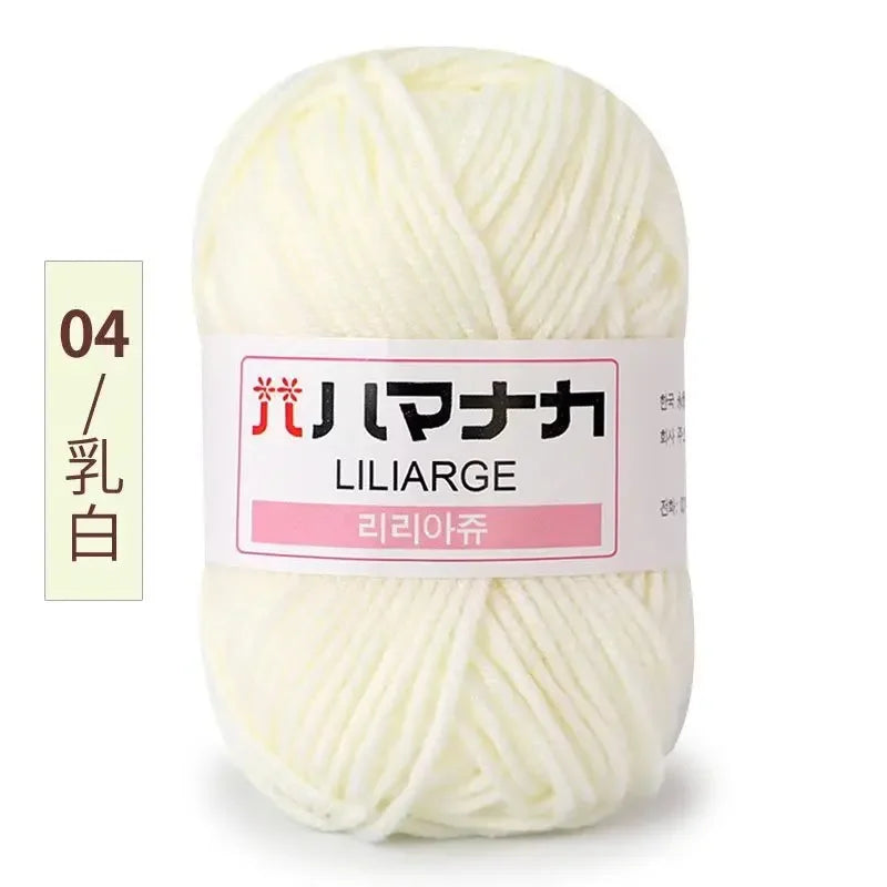 Soft Cotton Velvet Baby Knitting Crochet Yarn