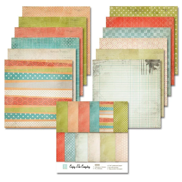 24-Sheet Double Sided Scrapbooking Craft Paper Set