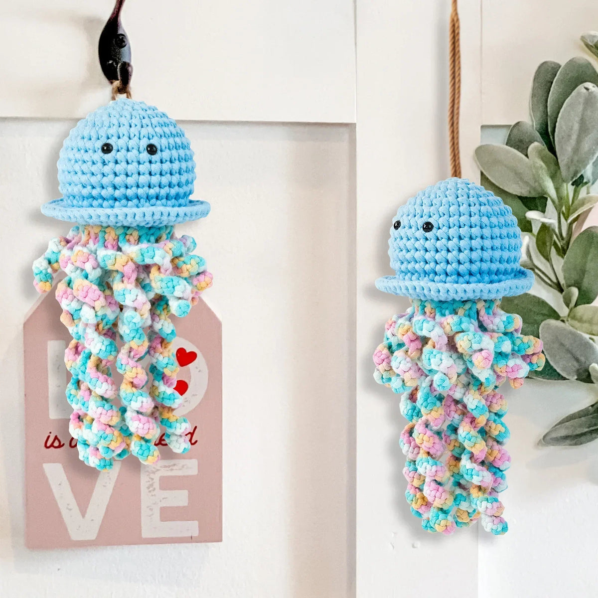Kawaii Jellyfish Crochet Kit For Beginners DIY Craft