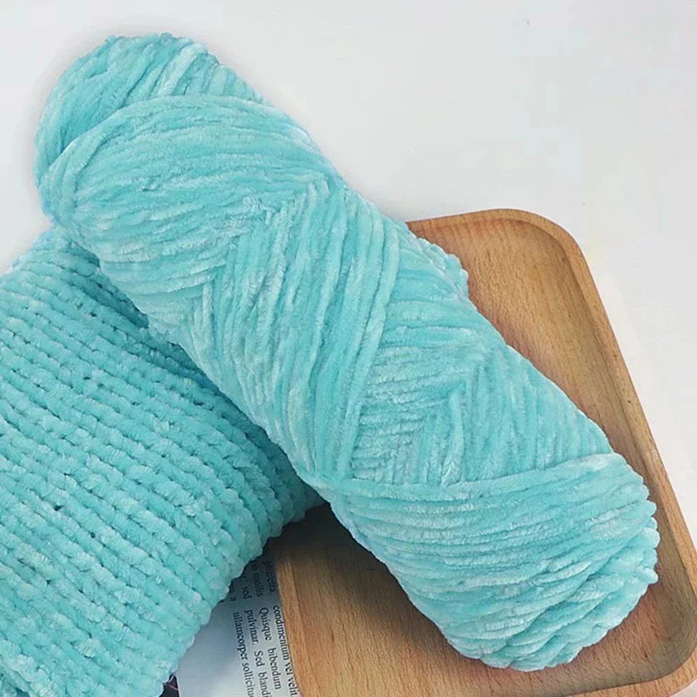 95g Chenille Soft Velvet Yarn For Crochet