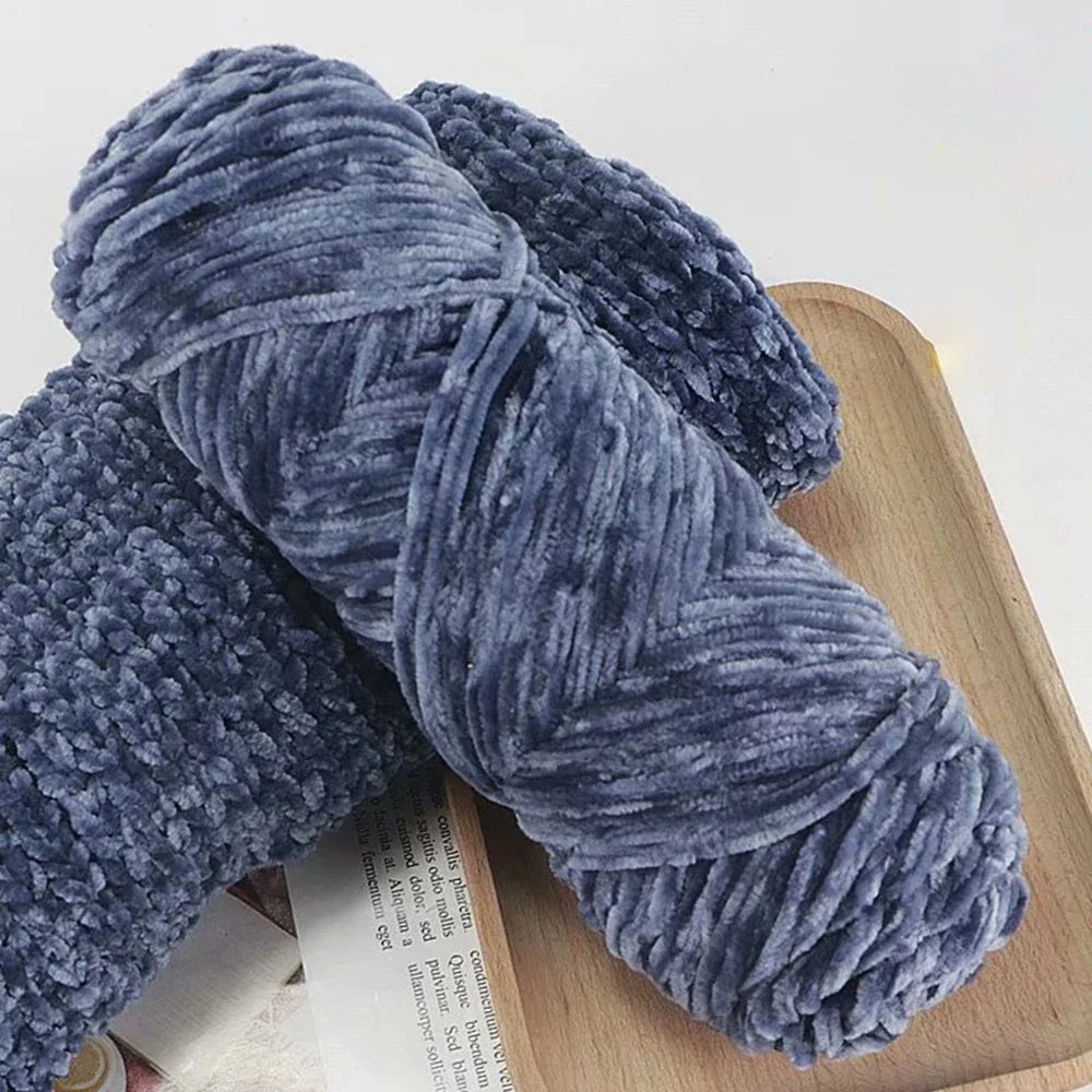 95g Chenille Soft Velvet Yarn For Crochet