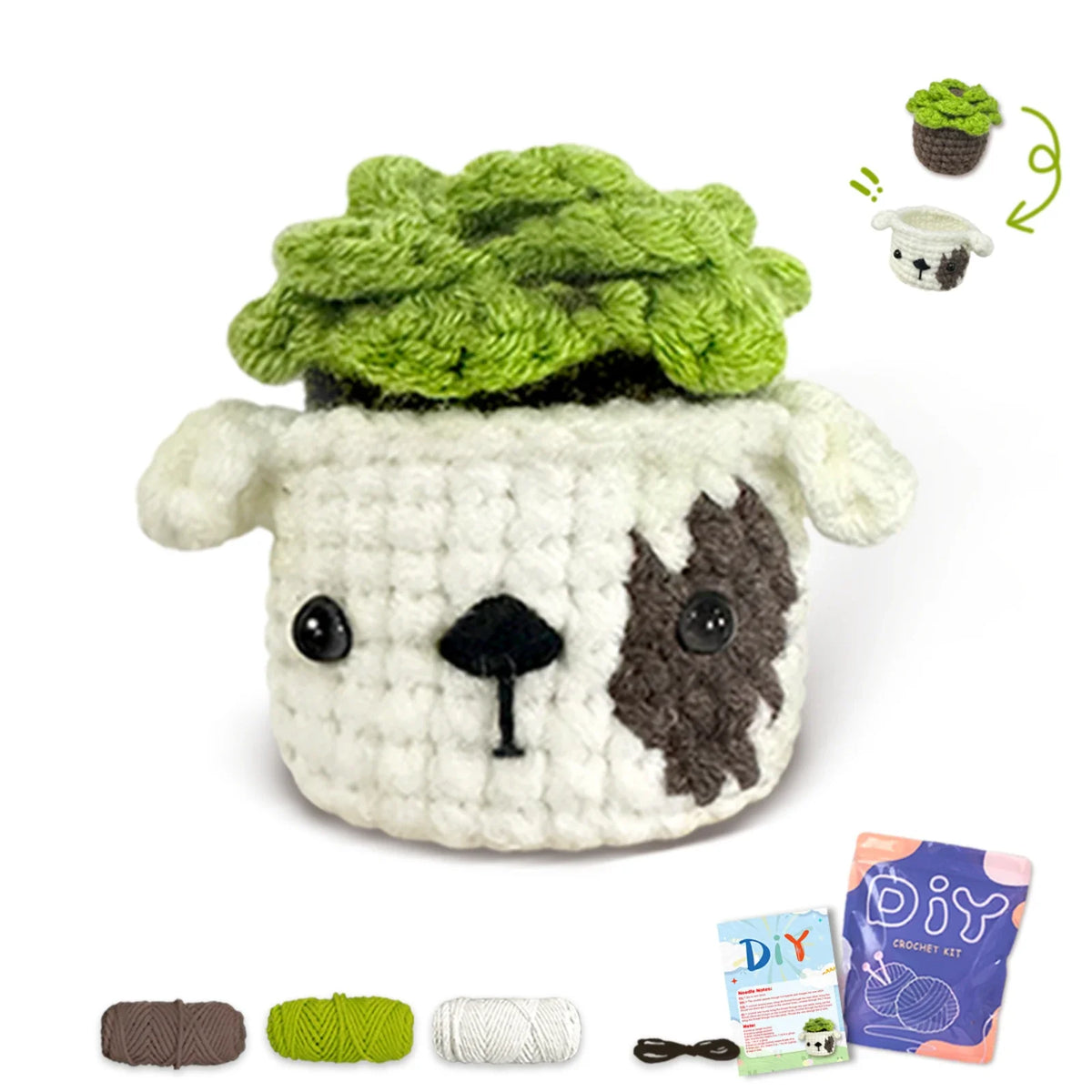 Animal Series Crochet Kit For Beginners Step-By-Step