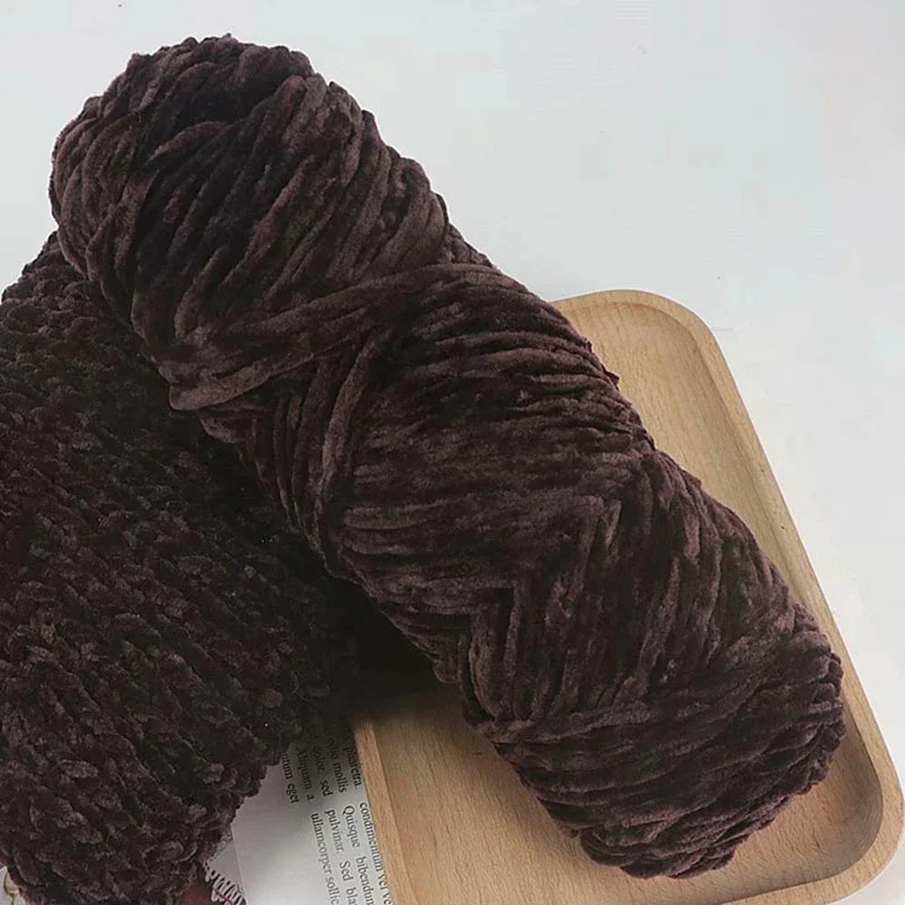 95g Chenille Soft Velvet Yarn For Crochet