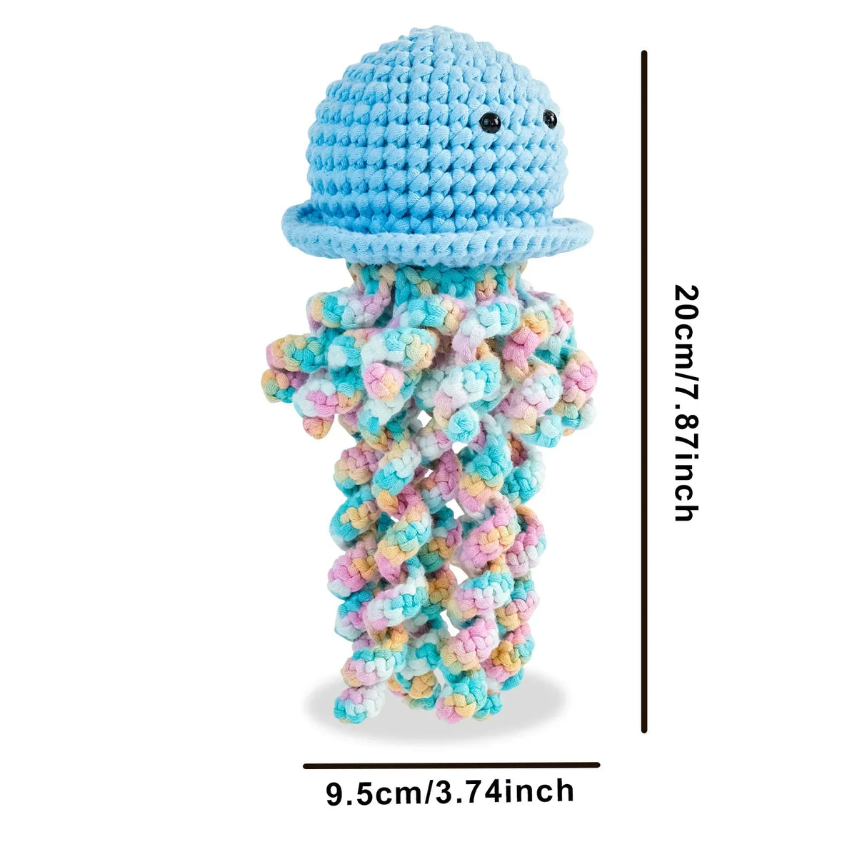Kawaii Jellyfish Crochet Kit For Beginners DIY Craft