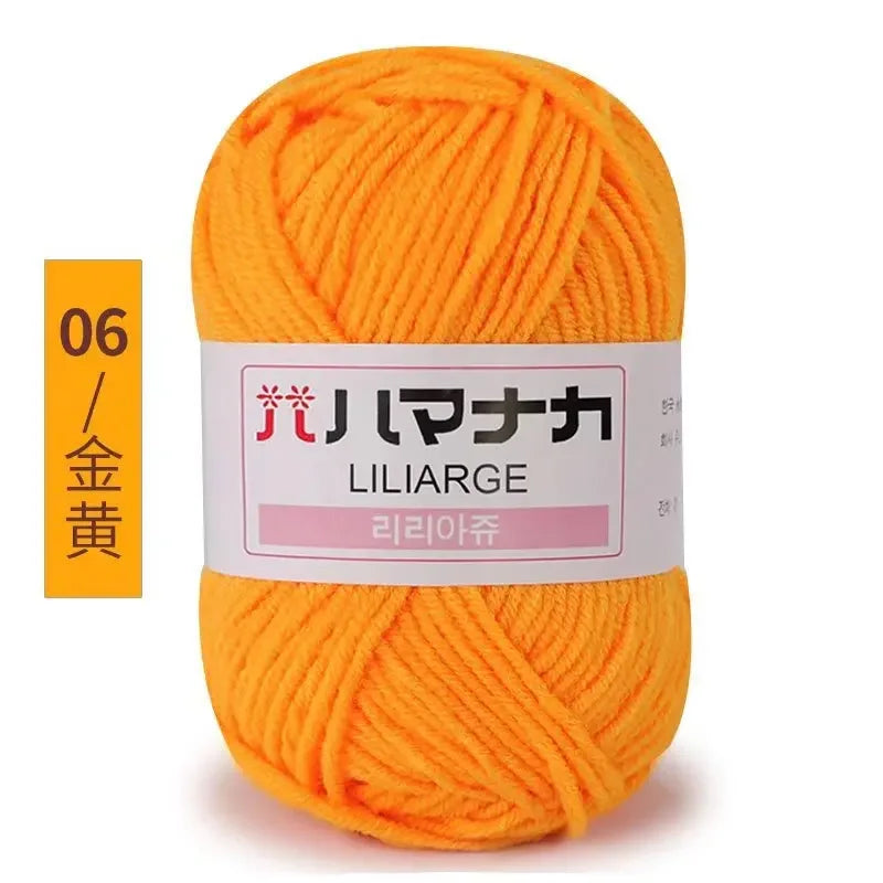 Soft Cotton Velvet Baby Knitting Crochet Yarn