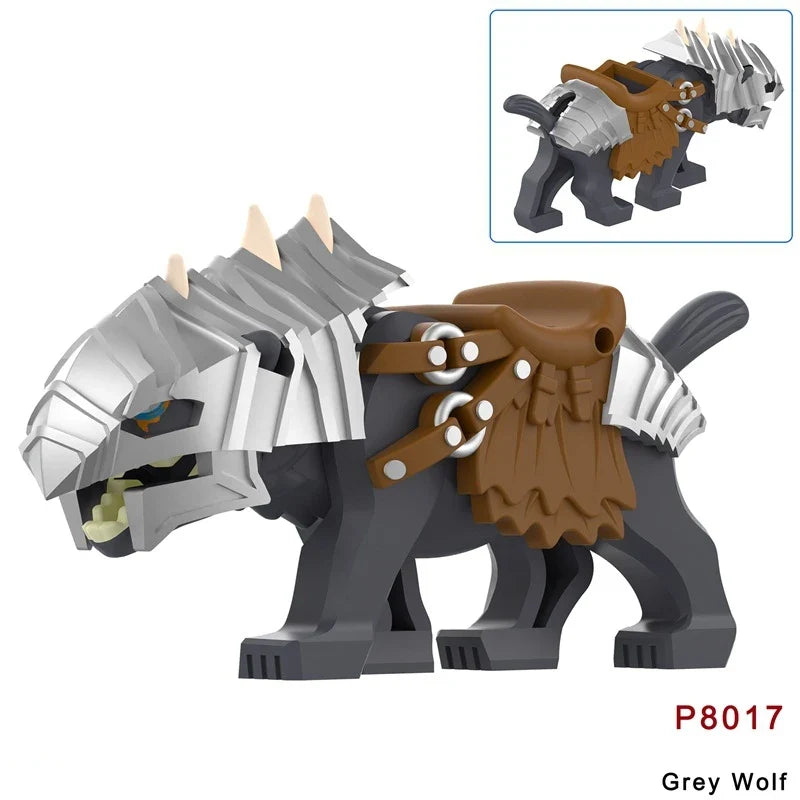 Farm Zoo Animal Building Blocks Educational Set