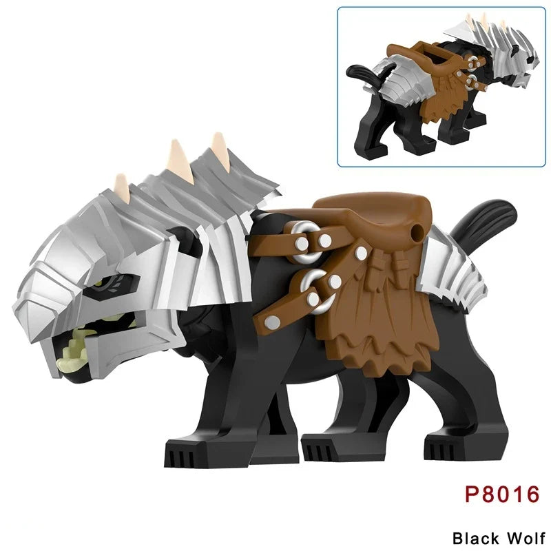Farm Zoo Animal Building Blocks Educational Set