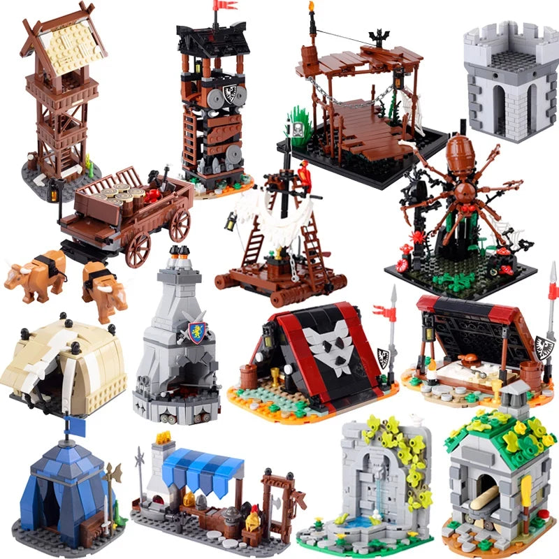 Farm Zoo Animal Building Blocks Educational Set