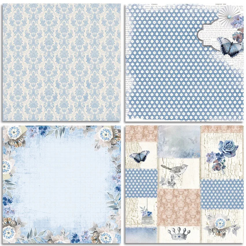 Floral Craft Paper Pad 24 Sheets 6-Inch