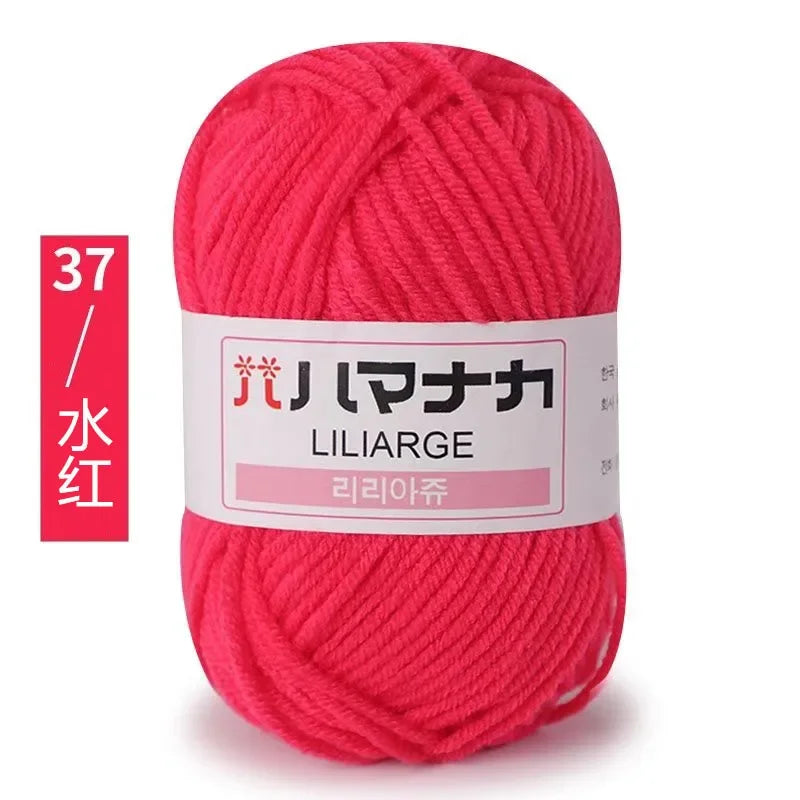 Soft Cotton Velvet Baby Knitting Crochet Yarn