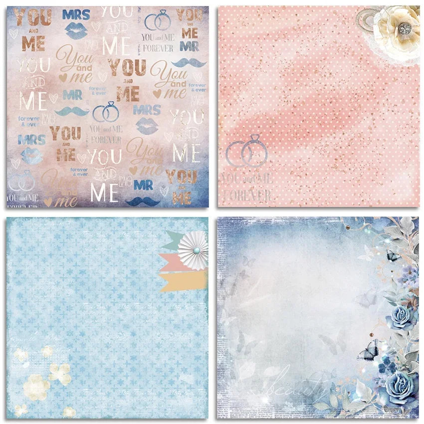Floral Craft Paper Pad 24 Sheets 6-Inch
