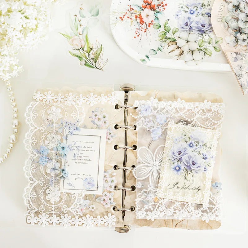 20-Piece Plant Themed DIY Decorative Scrapbook Stickers