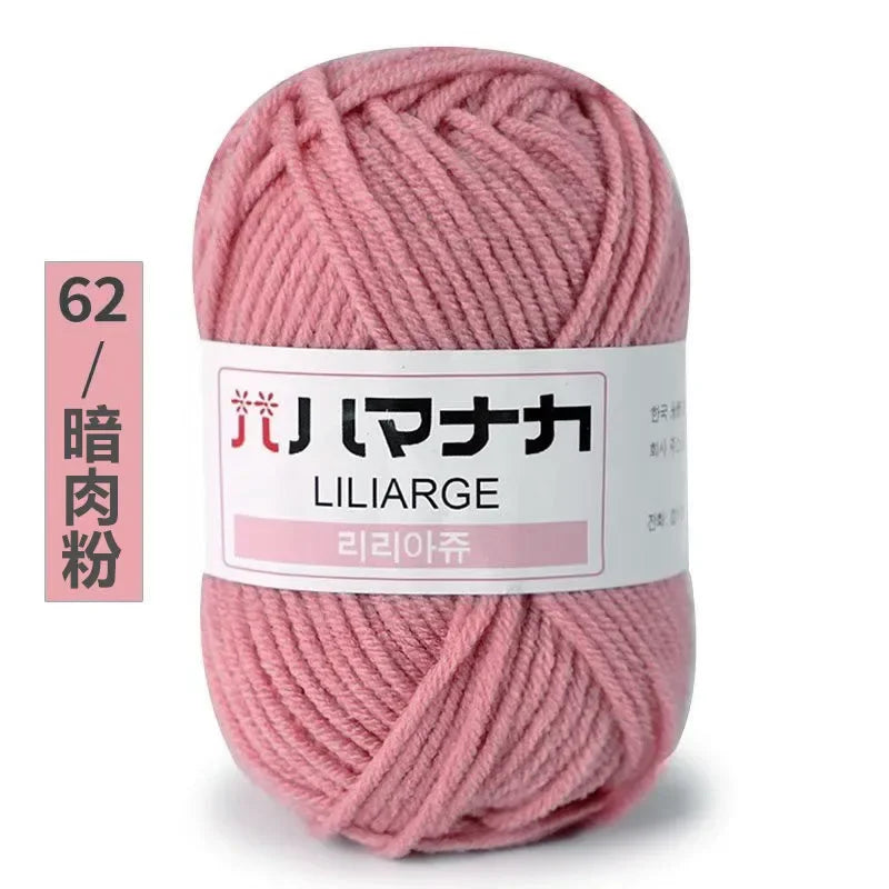 Soft Cotton Velvet Baby Knitting Crochet Yarn