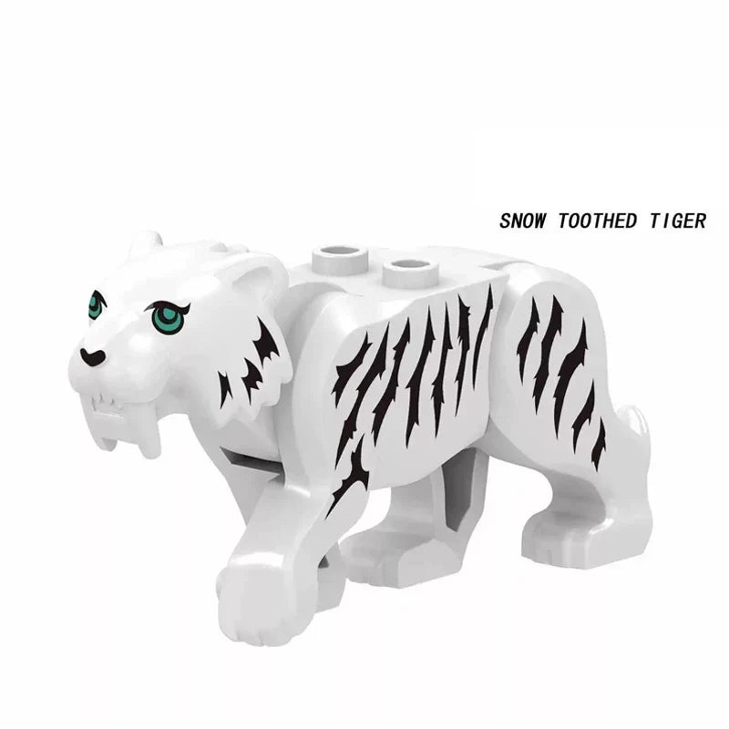 Farm Zoo Animal Building Blocks Educational Set