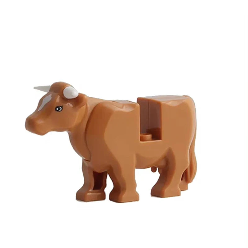 Farm Zoo Animal Building Blocks Educational Set