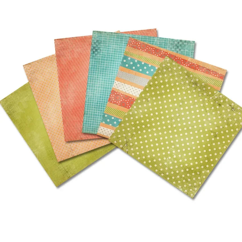24-Sheet Double Sided Scrapbooking Craft Paper Set