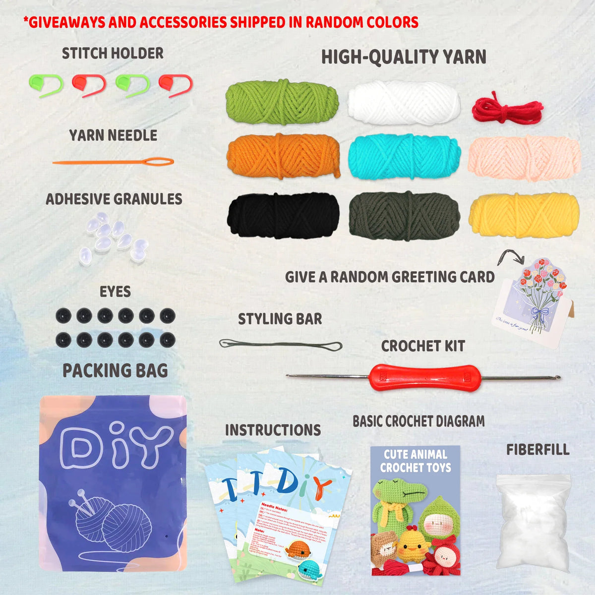 Animal Series Crochet Kit For Beginners Step-By-Step