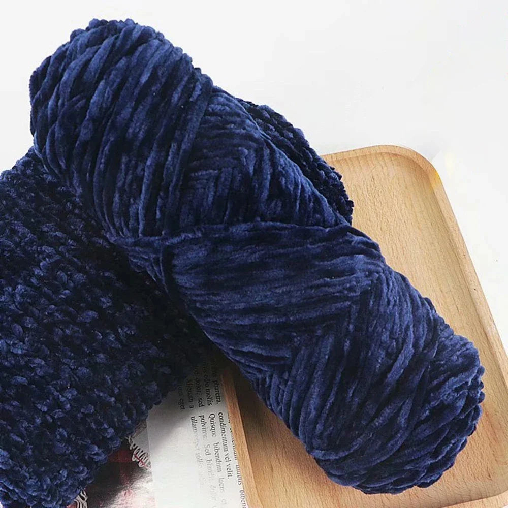 95g Chenille Soft Velvet Yarn For Crochet