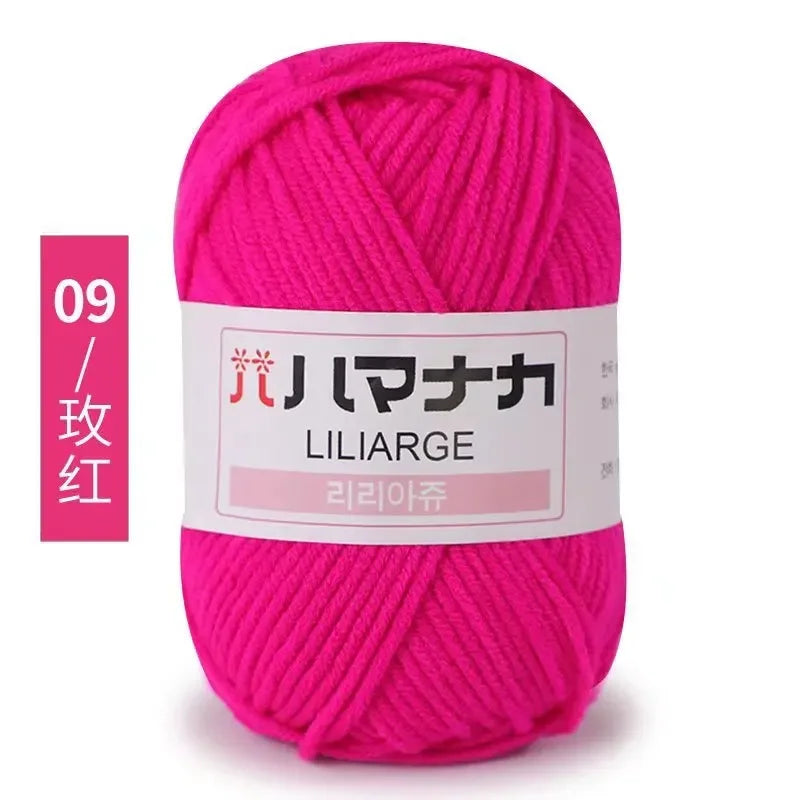 Soft Cotton Velvet Baby Knitting Crochet Yarn