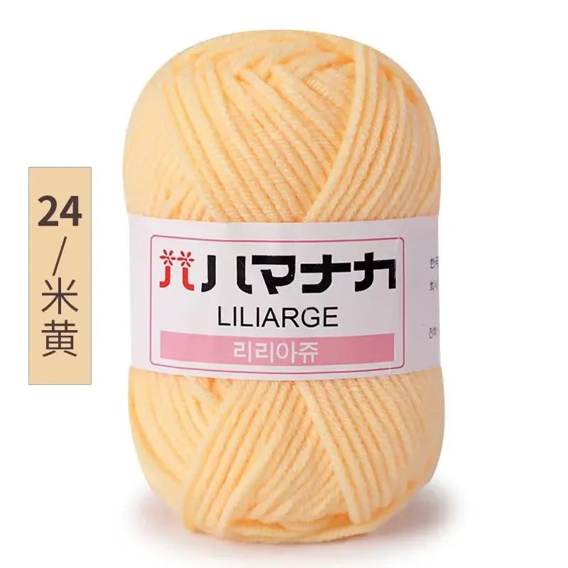 Soft Cotton Velvet Baby Knitting Crochet Yarn