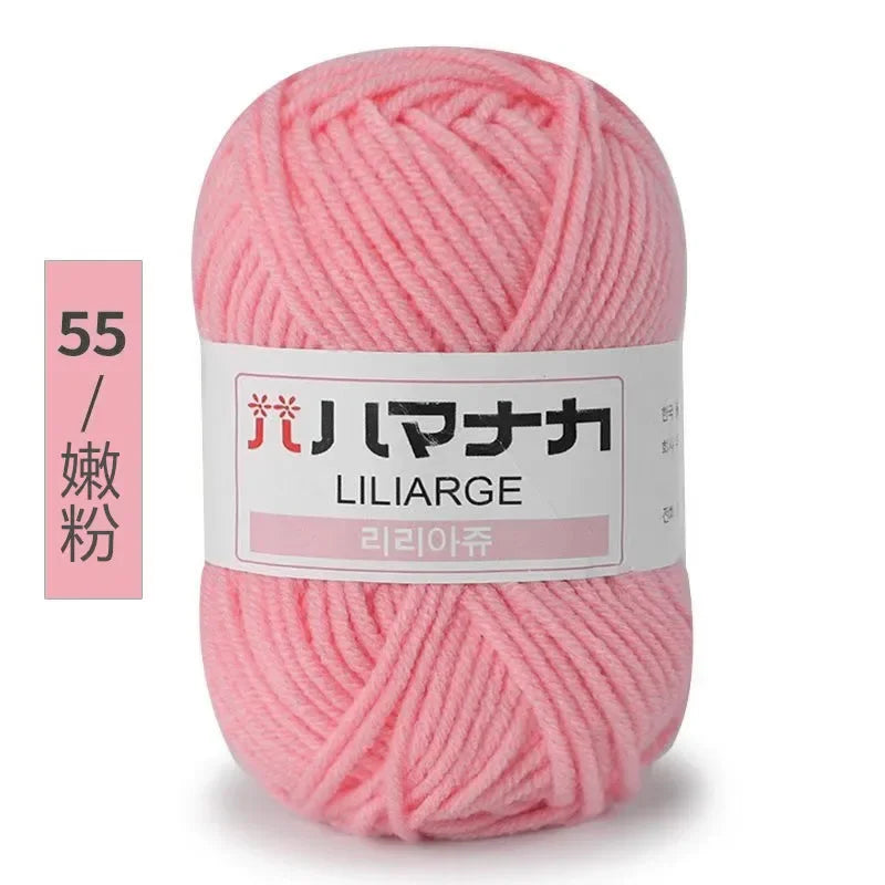 Soft Cotton Velvet Baby Knitting Crochet Yarn