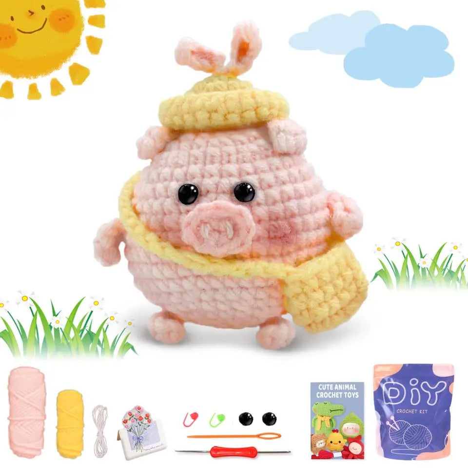 Animal Series Crochet Kit For Beginners Step-By-Step