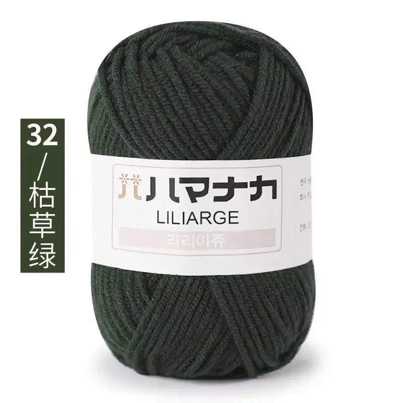 Soft Cotton Velvet Baby Knitting Crochet Yarn