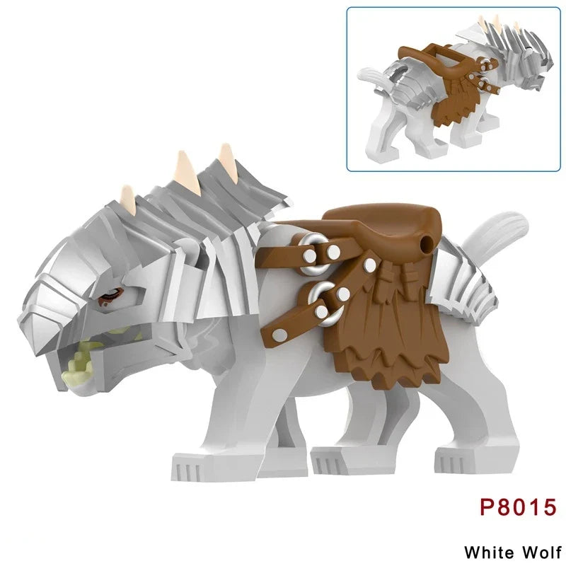 Farm Zoo Animal Building Blocks Educational Set
