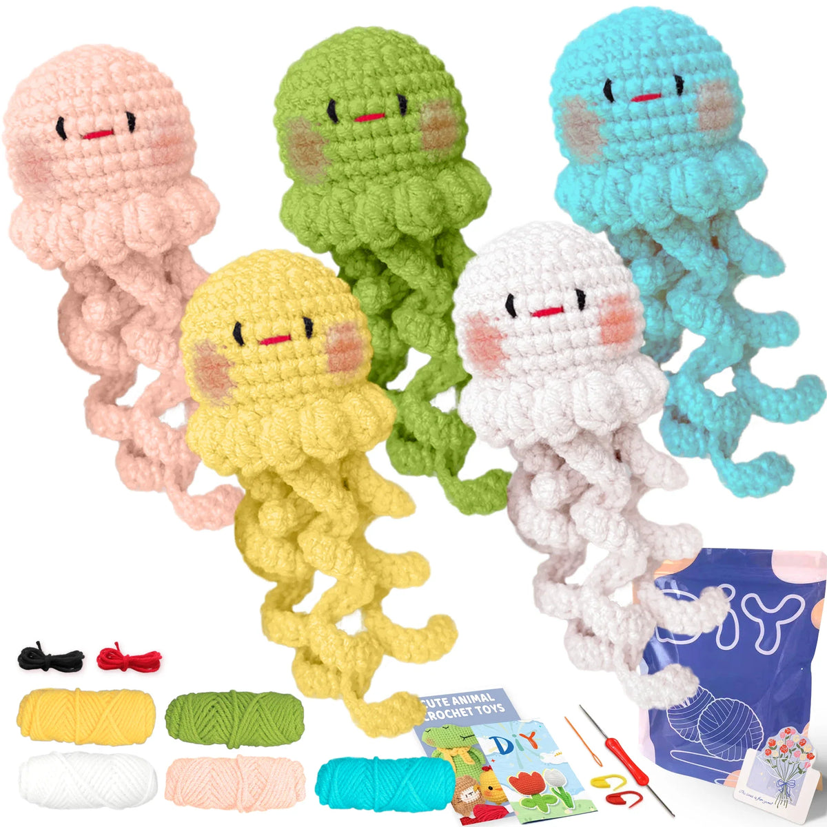 Animal Series Crochet Kit For Beginners Step-By-Step