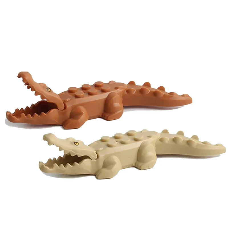 Farm Zoo Animal Building Blocks Educational Set