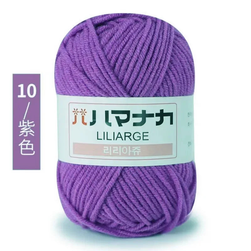 Soft Cotton Velvet Baby Knitting Crochet Yarn