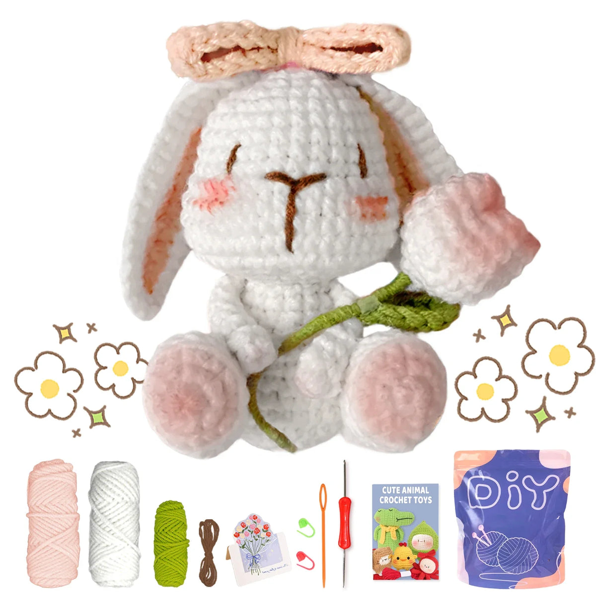 Animal Series Crochet Kit For Beginners Step-By-Step