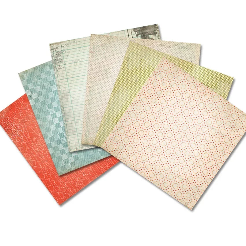 24-Sheet Double Sided Scrapbooking Craft Paper Set