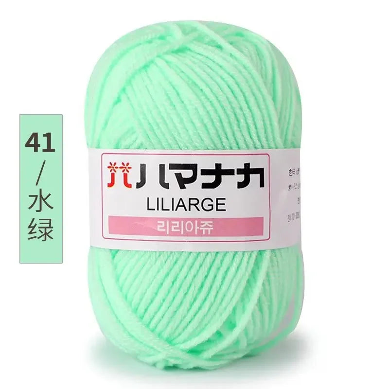 Soft Cotton Velvet Baby Knitting Crochet Yarn