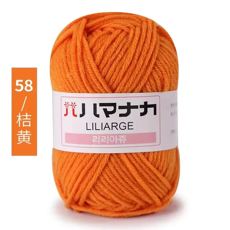 Soft Cotton Velvet Baby Knitting Crochet Yarn