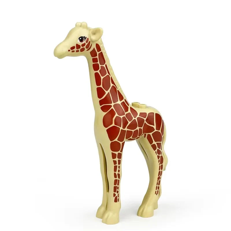 Farm Zoo Animal Building Blocks Educational Set