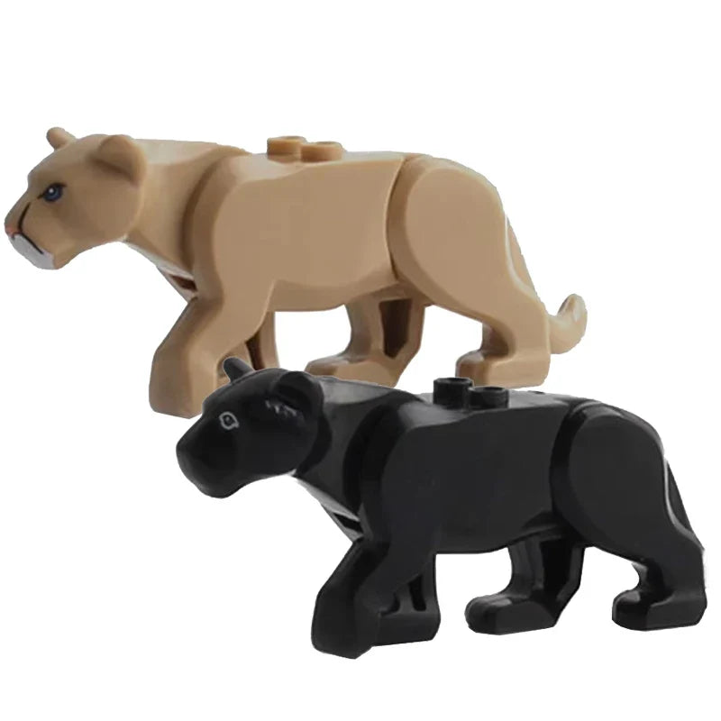 Farm Zoo Animal Building Blocks Educational Set