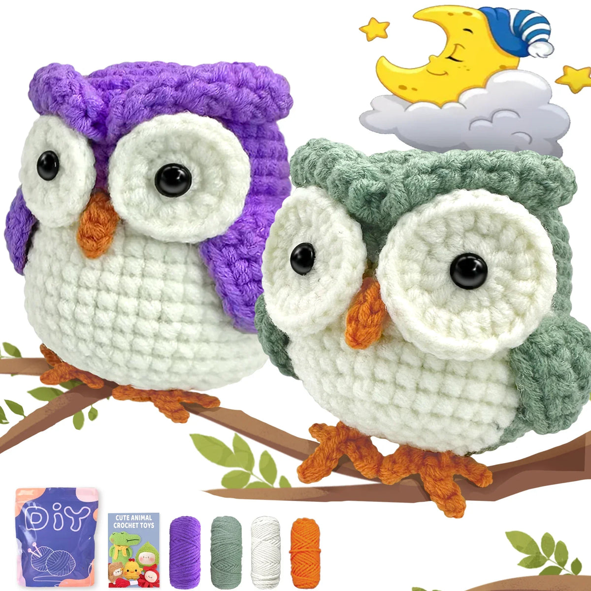 Animal Series Crochet Kit For Beginners Step-By-Step
