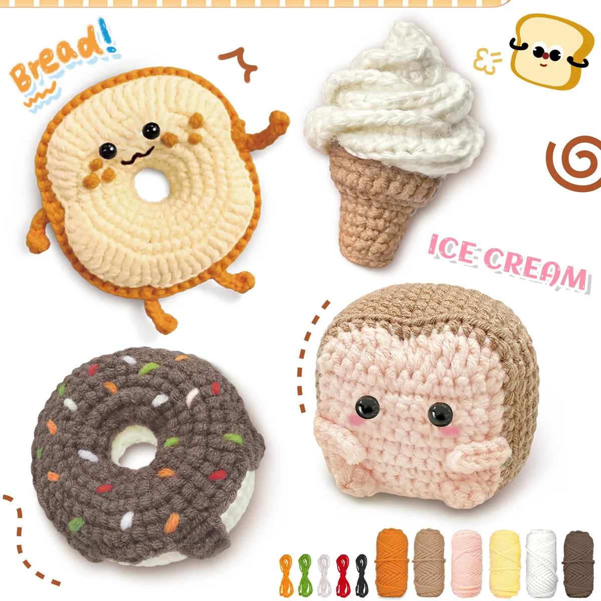 Animal Series Crochet Kit For Beginners Step-By-Step