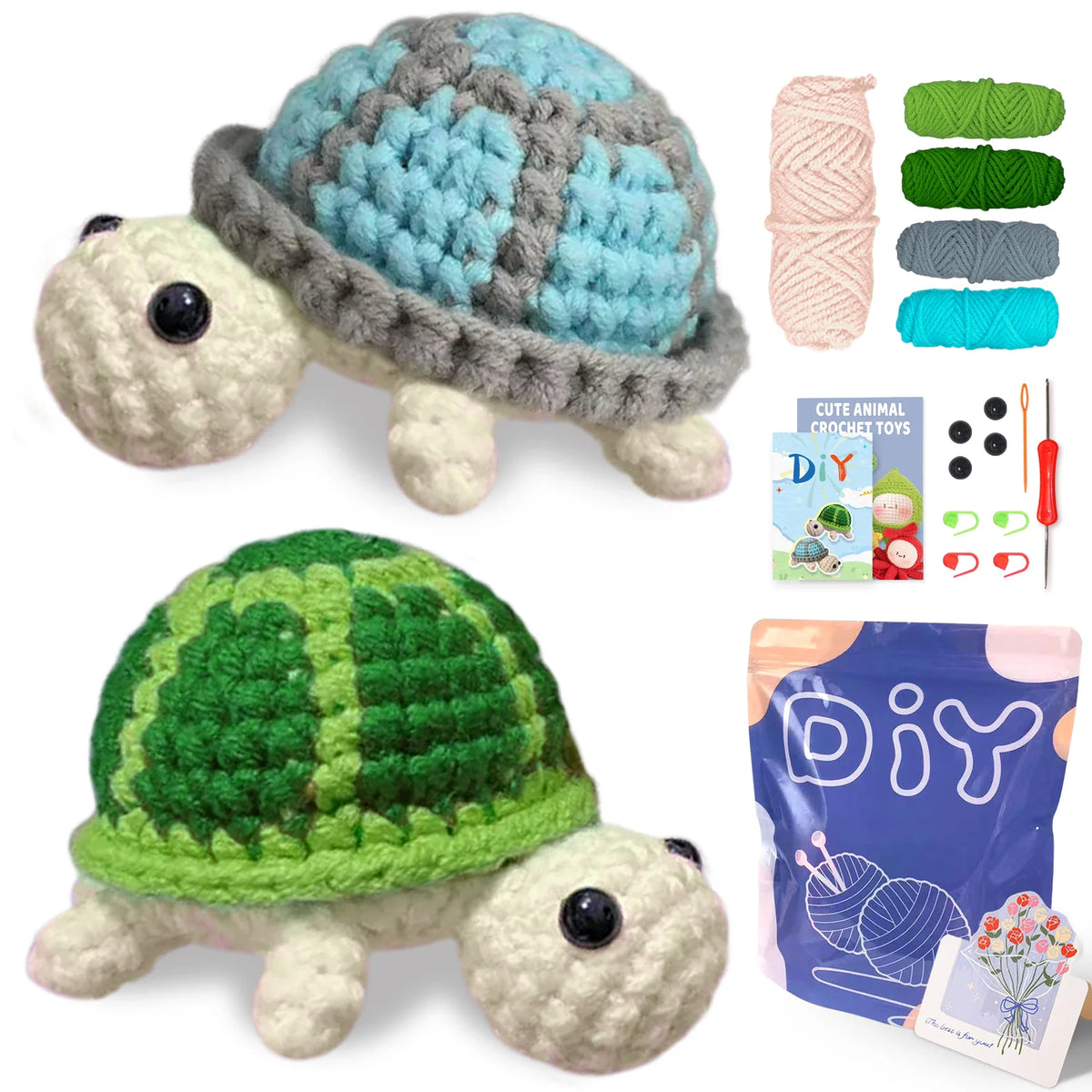 Animal Series Crochet Kit For Beginners Step-By-Step